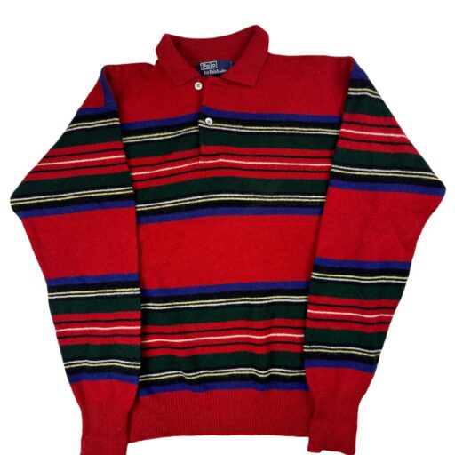 Ralph Lauren csíkos gyapjú pulóver