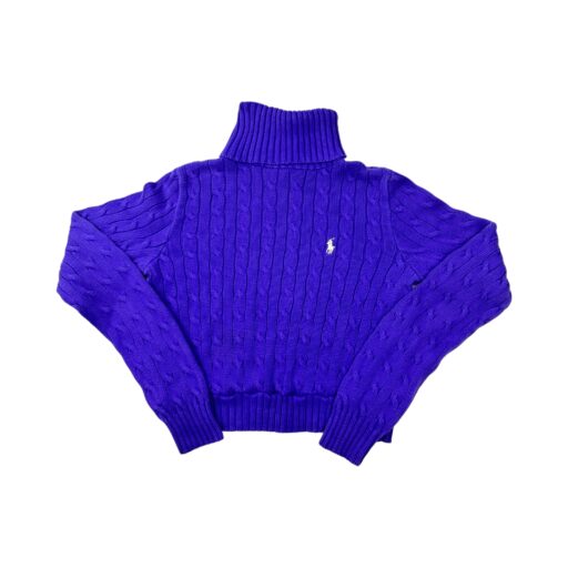 Ralph Lauren női garbós cable knit pulóver