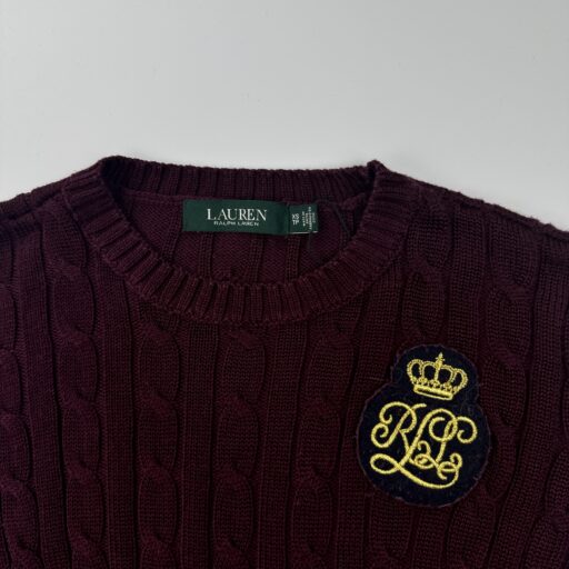 Ralph Lauren női cable knit pulóver