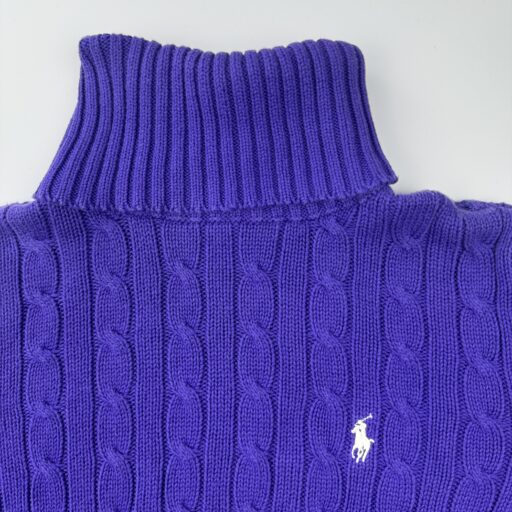 Ralph Lauren női garbós cable knit pulóver